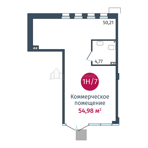 Квартира в новостройке, 54 кв.м., Тимофея Кармацкого, 17