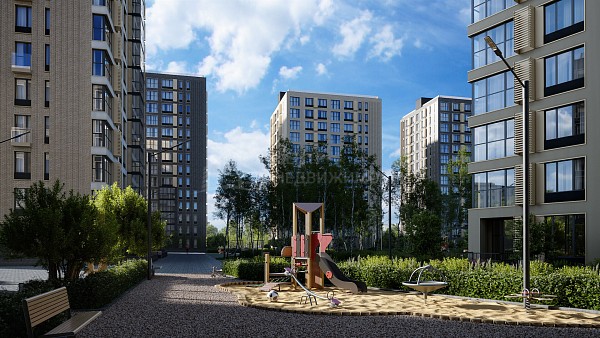 2-к квартира в новостройке, 57 кв.м.
