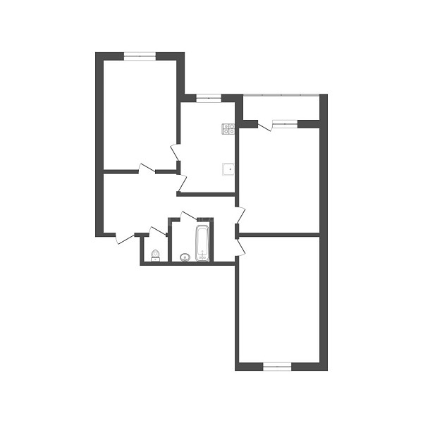 3-к квартира, 101 кв.м., улица Пермякова, 67