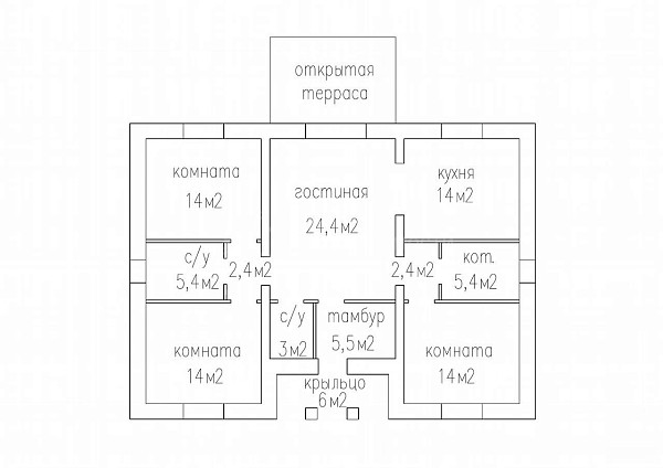 Дом с участком, 110 кв.м., Кедровая улица