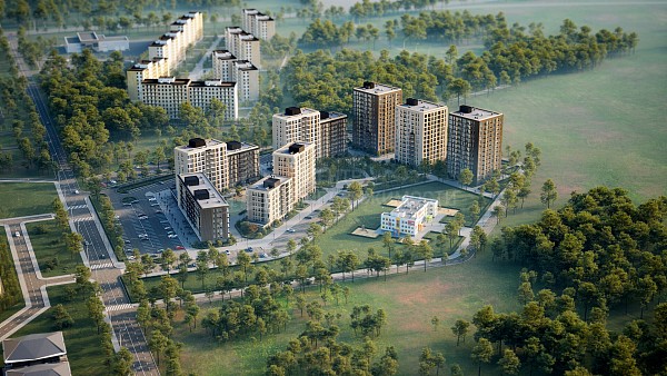 3-к квартира в новостройке, 83 кв.м.