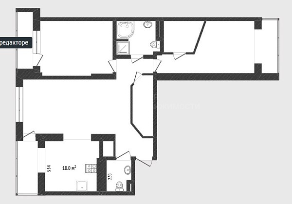 3-к квартира, 130 кв.м., улица Малыгина, 90