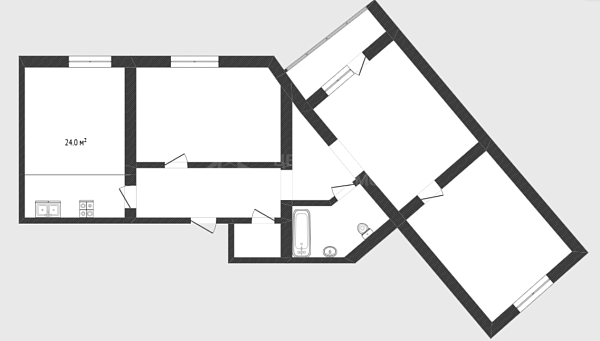 3-к квартира, 111 кв.м., Стартовая улица, 5А