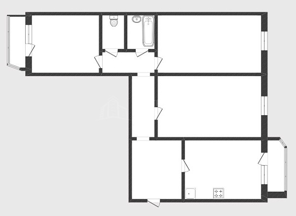 3-к квартира, 90 кв.м., улица Николая Семёнова, 27к3