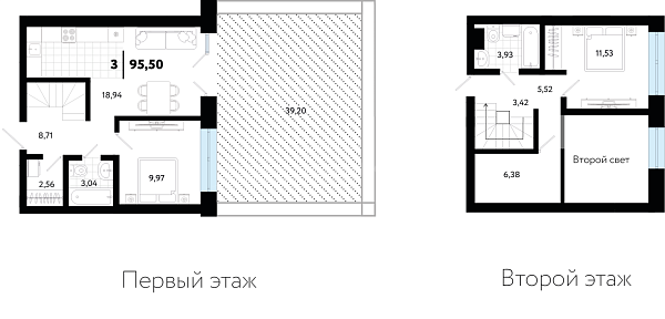 3-к квартира в новостройке, 95 кв.м., ул Малышева,  31, корпус 1