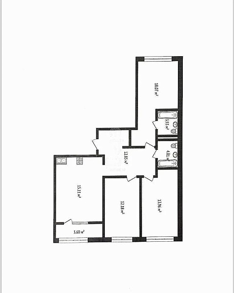 3-к квартира, 82 кв.м., микрорайон Рощино, улица Александра Федоровича, 6