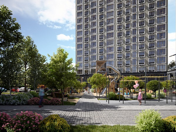 2-к квартира в новостройке, 62 кв.м.