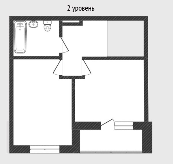 2-к квартира, 70 кв.м.