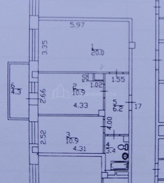 2-к квартира, 51 кв.м., улица Газовиков, 49