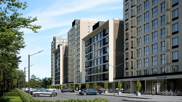 1-к квартира в новостройке, 40 кв.м.