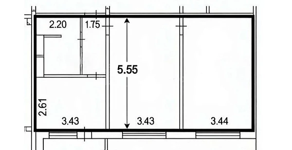 2-к квартира, 55 кв.м., улица Созидателей, 5