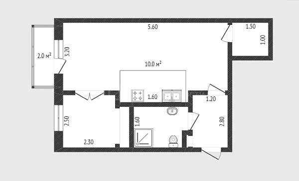 2-к квартира, 33 кв.м., улица Урицкого, 28