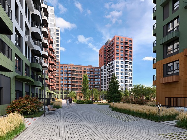 1-к квартира в новостройке, 33 кв.м.