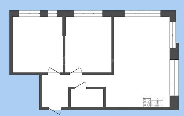 2-к квартира, 57 кв.м., улица Тимофея Чаркова, 93