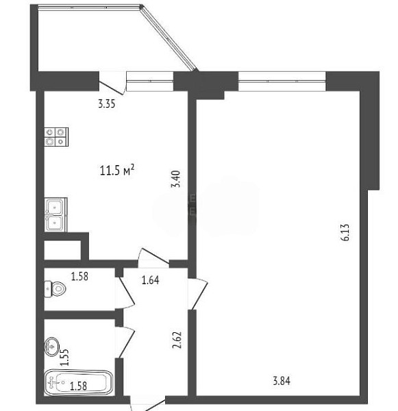 1-к квартира, 35 кв.м., Обдорская улица, 5