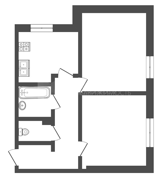 2-к квартира, 65 кв.м., Тихий проезд, 6