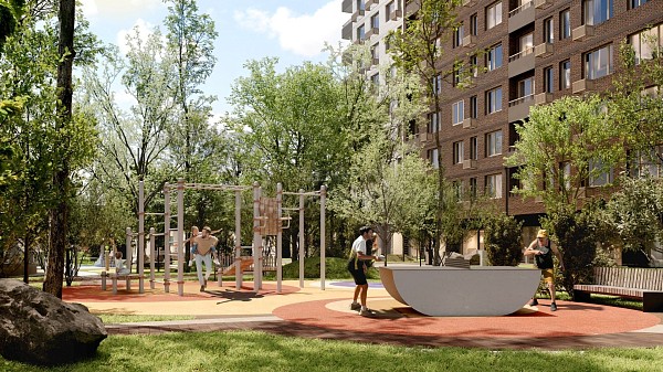 1-к квартира, 36 кв.м.