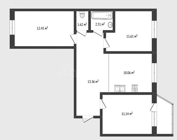 3-к квартира, 72 кв.м., улица Беляева, 35к2