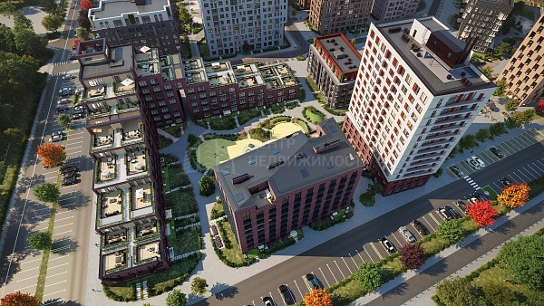 2-к квартира в новостройке, 57 кв.м.
