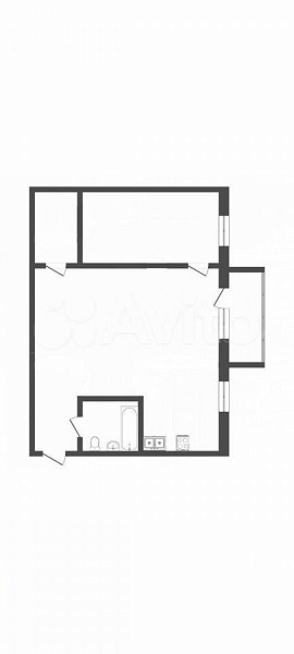 1-к квартира, 42 кв.м., улица Луначарского, 57 1-к квартира, 42 кв.м., улица Луначарского, 57