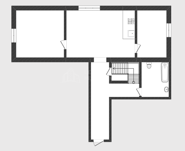 2-к квартира, 77 кв.м., улица Семакова, 21