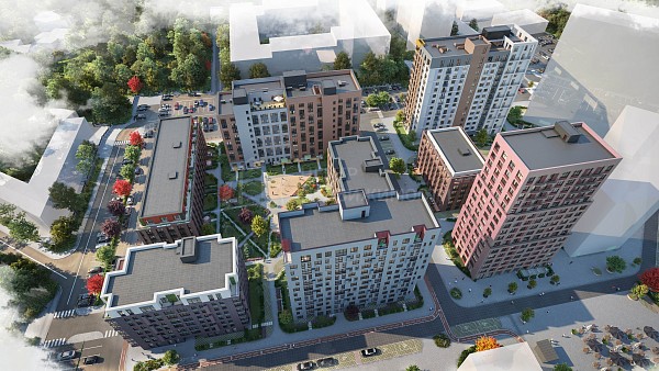 2-к квартира в новостройке, 54 кв.м.