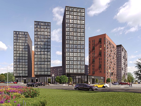 2-к квартира в новостройке, 57 кв.м.