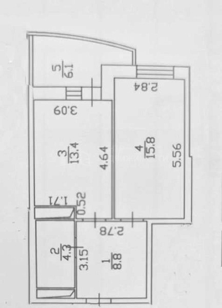 1-к квартира, 43 кв.м., Суходольская улица, 16