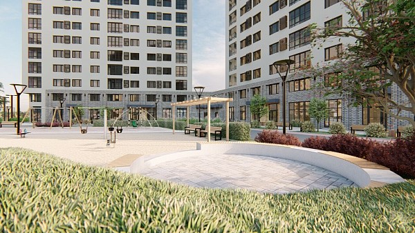 2-к квартира в новостройке, 62 кв.м.