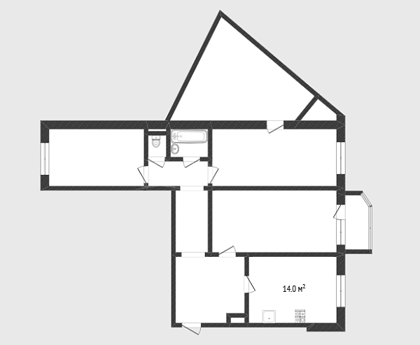 3-к квартира, 85 кв.м., улица Домостроителей, 26